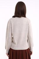 Fabricante de ropa de mujer Bufanda de manga larga Cuello Prendas de punto Suéter Otoño Invierno Nuevo estilo Prendas de punto Oportunidad al por mayor
