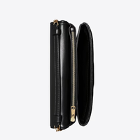 Sac à bandoulière matelassé de luxe en cuir PU pour femme avec chaîne dorée, sac à rabat noir, personnalisable avec logo, vente en gros