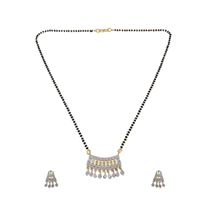 9 Ltkan Mangalsutra avec zircon comme pierre principale - Product Image 5