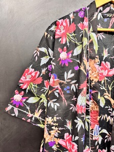 Bông Kimono áo choàng tắm chim in Motif Thổ Nhĩ Kỳ Cardigan quần áo ngủ Mặc Áo Choàng cho mùa hè bãi biển mặc cho phụ nữ - Product Image 4