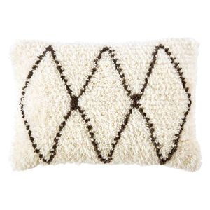 Housse de coussin en laine à motif floral marocain, accessoires décoratifs pour la maison - Product Image 6