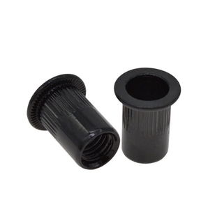 Tuerca Remachable de <span class=keywords><strong>Rosca</strong></span> Vertical, Cabeza Plana, Acero al Carbono, Óxido Negro, Zincada, Alta Resistencia, Uso Automotriz, Clase 10, Venta de Fábrica - Product Image 1