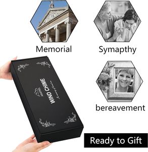 กระดิ่งลมที่ระลึกสำหรับการสูญเสียคนที่คุณรักคอลเลกชันของขวัญดีไซน์ร่วมสมัยของขวัญแบรนด์ของขวัญเห็นอกเห็นใจสำหรับพ่อแม่และสมาชิกในครอบครัว - Product Image 5