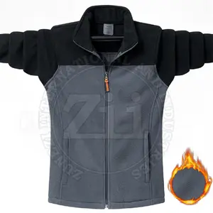 Chaqueta de forro polar para hombre a precio barato de último diseño, chaqueta de forro polar extragrande para hombre más vendida