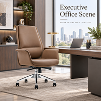 Chaise de bureau de qualité supérieure, chaise de direction en cuir, chaise de bureau moderne, chaise de bureau confortable pour les professionnels