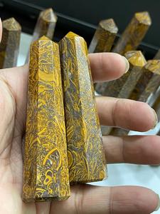 หินแจสเปอร์มารีอามธรรมชาติทรงหอก หินคริสตัลบำบัดเรกิ ช่วยปรับสมดุลจักระ งานแฮนด์เมด ของตกแต่งบ้าน ของขวัญสำหรับการทำสมาธิ - Product Image 3