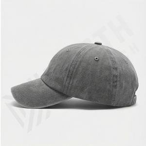 Casquettes de baseball de qualité supérieure, lavage à l'acide, broderie personnalisée, style streetwear, tissu en toile, réglable, toutes tailles de tête, faible MOQ, meilleur choix - Product Image 3