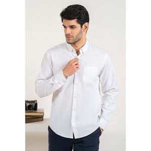 Camisa de Diseño para Hombre con Logotipo Personalizado, de Algodón, Manga Larga, Patrón a Cuadros, Tela Popelina, Tinte Liso, ODM, Camisa Casual de Vestir - Product Image 3