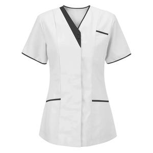 Hospital Uniforms Unisex <b>Doctor</b> Scrubs <b>Sets</b> Cotton Polyester Twill Fashion Jogger Leg Short-sleeved Overalls for Women Men - Product Image 3