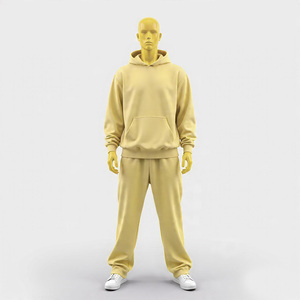 ชุดวอร์มผ้าคอตตอนสำหรับผู้ชายชุดออกกำลังกายแบบสั่งทำชุดวอร์มใส่วิ่ง - Product Image 5