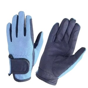 Guantes de Equitación de Cuero de Dedo Completo, Transpirables, Antideslizantes, Nuevo Diseño, Precio para Deportes al Aire Libre - Product Image 1