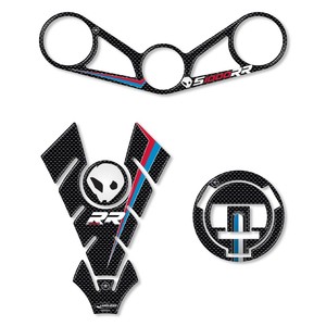 Kit Adesivi Protettivi 3D per Serbatoio S1000 RR, Decalcomania Logo Personalizzabile Compatibile con Moto BMW S1000RR 2009-2011 - Product Image 1