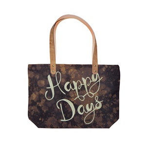 Sac fourre-tout professionnel en coton biologique grand format avec poignée pour articles promotionnels, impression sérigraphique personnalisée, studio.in - Product Image 1