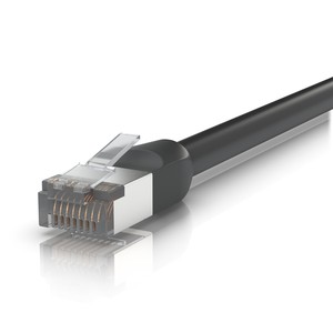 Ubiquiti UACC <b>Cable</b> Patch Cord <b>Outdoor</b> 2m Black, Cat.5e STP, External - Product Image 3