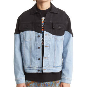 Veste en jean d'hiver pour homme, tissu en toile, 100% coton, écologique, respirant, séchage rapide, logo frontal, décontracté - Product Image 2