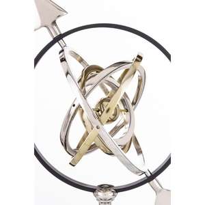 Globo Terráqueo Decorativo de Metal con Soporte, Decoración de Mesa de Oficina, Centro de Mesa, Ideas de Regalos Empresariales - Product Image 5