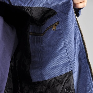 Men's Corduroy Fabric <b>Work</b> <b>Jacket</b> 100% Cotton Solid Color Men <b>Canvas</b> <b>Work</b> wear <b>Jacket</b> Heavy-Duty Zip Up Men <b>Jacket</b> - Product Image 5