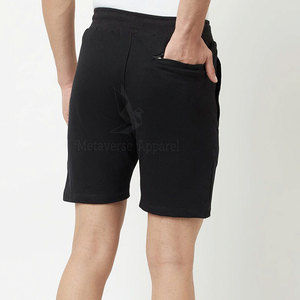 Pantalones cortos de entrenamiento de gimnasio informales para hombre, cómodos, de peso pesado, de algodón, poliéster, cintura elástica, gran oferta, pantalones cortos de algodón para adultos - Product Image 3