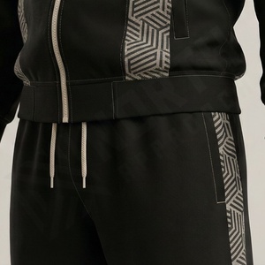 Vêtements de sport sur mesure pour les fabricants, vêtements de sport à fermeture éclair, vêtements de sport de grande taille, survêtement pour hommes, jogging, ensemble de survêtement de sport - Product Image 5