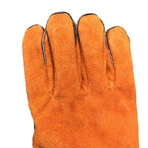 Precio al por mayor Cómodo Guantes DE SEGURIDAD DE CUERO resistentes al calor Guantes de soldadura manual resistentes al fuego - Product Image 4