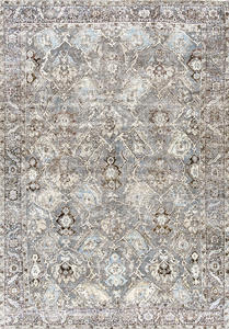 พรมลายเรขาคณิตเทคนิคการทอแบบแจ็คการ์ด ขนาด 20 ฟุต สำหรับใช้ในบ้าน ยี่ห้อ Adiva ผลิตด้วยเครื่องจักรจากตุรกี นำเข้าขายส่ง ซักล้างได้ - Product Image 5