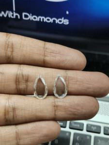 เพชรเพียร์ทรงโรสคัท 3.00+3.00 กะรัต คู่ ได้รับการรับรองจาก IGI สำหรับทำเครื่องประดับ ต่างหูหรือแหวน - Product Image 2