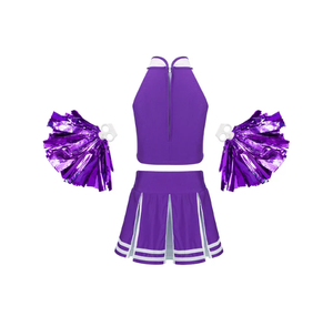 ชุดยูนิฟอร์มเชียร์ลีดเดอร์สีสันสดใสคุณภาพสูงสั่งทำได้สำหรับเด็กหญิงและผู้ใหญ่ สำหรับการแสดงที่โรงเรียน - Product Image 5