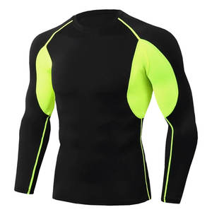 Camisetas Rash Guard Personalizadas para Hombre, Impresión por Sublimación, Venta al por Mayor, Tops Deportivos de Compresión de Alta Calidad - Product Image 3