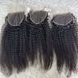 Cabello virgen vietnamita 100% con cierre de encaje HD, peluca larga y recta rizada para mujeres Bla, opciones de estilo específicas - Product Image 2