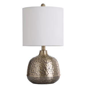 Ultra Luxury Hammered Aluminum Traditional LED Warm White Table Lamps for Home & Hotel Wholesale Factory Price Available - Product Image 5