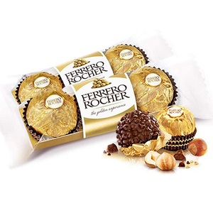 Feerrero rocherr ช็อคโกแลตแท้ลูกบอลสีทองสองสามชิ้นหกชิ้น - Product Image 3
