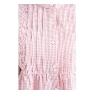 Womens Oversized Fit Checkered Cotton Casual Shirt | Camisa Casual de Algodon a Cuadros Estilo Holgado para Mujer - Product Image 5