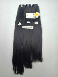 Paquete de trama doble recto Natural de alta calidad cutícula alinear extensión de cabello crudo vietnamita extensiones de cabello humano al por mayor - Product Image 4