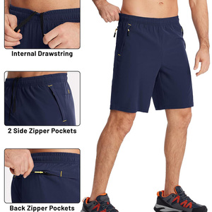 Short de jogging à séchage rapide pour hommes de marque personnalisée Ceinture élastique écologique Style décontracté pour la course à pied - Product Image 4