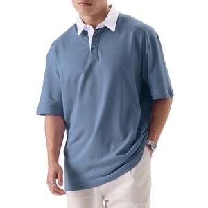 เสื้อโปโลแขนสั้นคุณภาพสูงสำหรับผู้ชาย ฤดูร้อน ดีไซน์เรียบง่าย ระบายอากาศได้ดี ผ้าถัก พิมพ์ลาย ผลิตโดย BS 2026 - Product Image 3