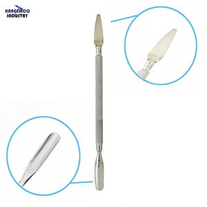 Professional Double Sided Stainless Steel <b>Cuticle</b> <b>Pusher</b> for Manicure Dual-End Reusable Durable <b>Nail</b> Tool - Product Image 1