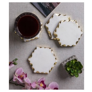 Modern Design Mats & Pads Decoration Marble Stone Coasters Panel Stylish & Durable <b>Tabletop</b> - Product Image 2