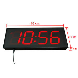 CP046 Đồng Hồ LED Kỹ Thuật Số Màu Đỏ Khuyến Mại Trang Trí Nhà Cửa Đồng Hồ Treo Tường Điện Tử Hiển Thị Số 4 Inch 4 Chữ Số - Product Image 2