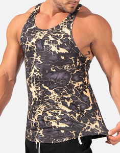 Débardeurs Homme Personnalisés Sublimés de Haute Qualité, Meilleures Ventes, Tenue de Sport Respirante pour Entraînement et Fitness - Product Image 4