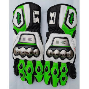 Gants en cuir de vachette Gants de moto Motocross Équipement de protection Gants de course avec logo personnalisé - Product Image 3