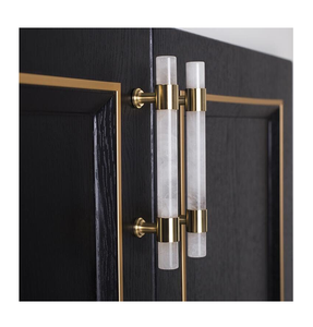 Poignées de porte de salle de bain en marbre et laiton de qualité standard à la recherche du meilleur artisanat naturel fabriqué en Inde - Product Image 3