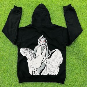 เสื้อฮู้ดผ้าฟลีซผ้าฝ้าย100% สำหรับอุตสาหกรรมอย่างรวดเร็วเสื้อผ้าแนวสตรีทกันรอยยับสำหรับฤดูหนาวปรับแต่งซิปได้ - Product Image 1
