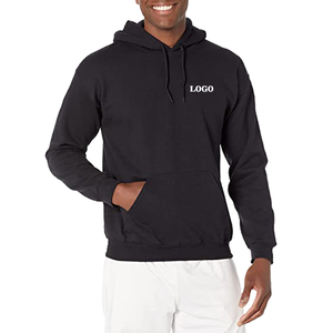 Sudadera con capucha y cremallera completa con logo personalizado, unisex, estilo casual urbano, oversize, estampado frontal, color liso, 100% algodón tejido, talla 5XL - Product Image 2