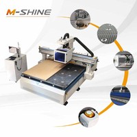 Centro de Procesamiento CNC para Trabajar la Madera MS8 2130LB ATC con Etiquetado Automático para la Fabricación de Muebles