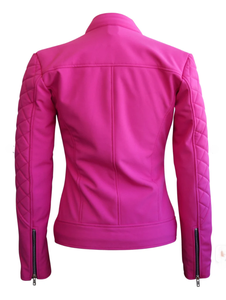 Nouveau design de veste d'hiver matelassée pour femmes veste en cuir véritable fermeture éclair décontractée avec poches intérieures en denim respirant vente en gros OEM - Product Image 6