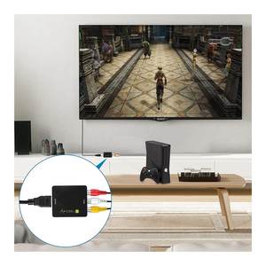 IDATA 622083 Convertisseur Vidéo Noir AV vers HDMI & SPDIF – Répartiteurs et Convertisseurs - Product Image 3
