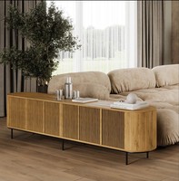 Meubles TV Modernes en Bois Cabinets TV pour Salon Mobilier de Maison Supports TV Scandinaves Réglables