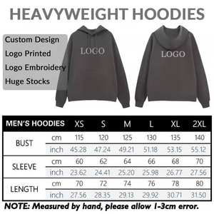 Sudadera con capucha de hombre con bolsillo de talla grande recortada de 350g/m2 con cordón suelto personalizado - Product Image 6