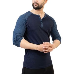 Nouveaux hommes t-shirts manches longues derniers hommes vêtements de sport 100% coton T-shirt pour hommes coupe ample imprimé à manches longues t-shirts - Product Image 3