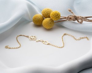 Delicado oro Flor de nacimiento pulsera mujer plata diciembre piedra de nacimiento pulsera acebo pulsera con piedra de nacimiento flor encanto - Product Image 2